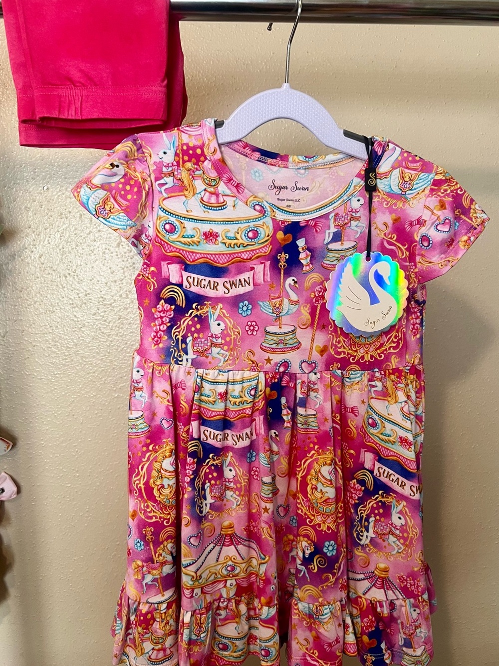 5/6 Sugar Swan Carnival Peplum Set